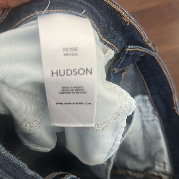 Hudson Women's Rosie High-Rise Wide-Leg Ankle Jeans 25 - Picture 6 of 7